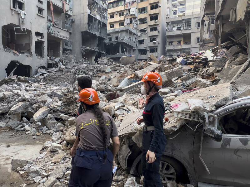 Israeli Strikes Kill at Least 22 in Central Beirut